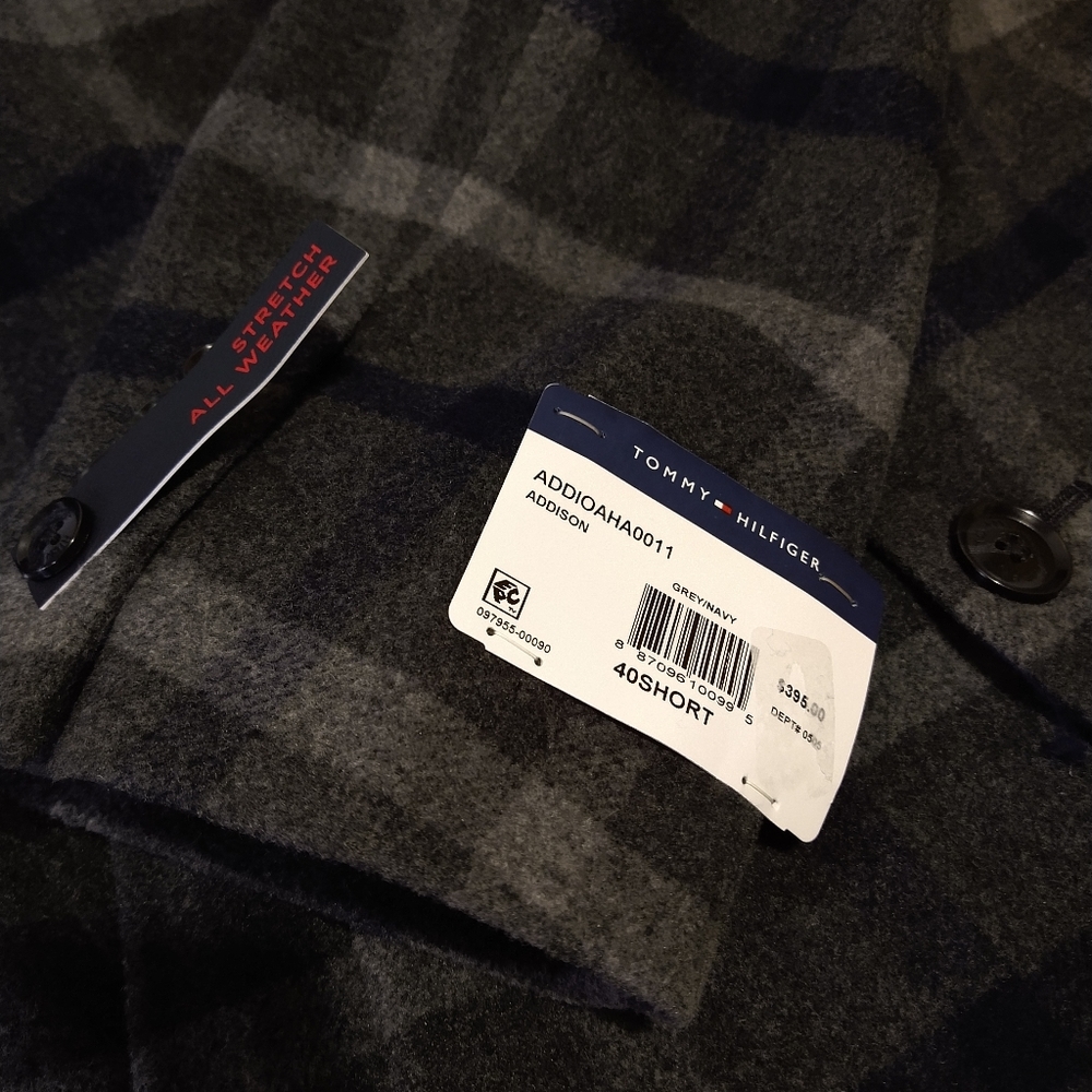 Tommy Hilfiger Addison "The Flex"Wool-Blend  Modern-Fit Trench Coat - Picture 12 of 15